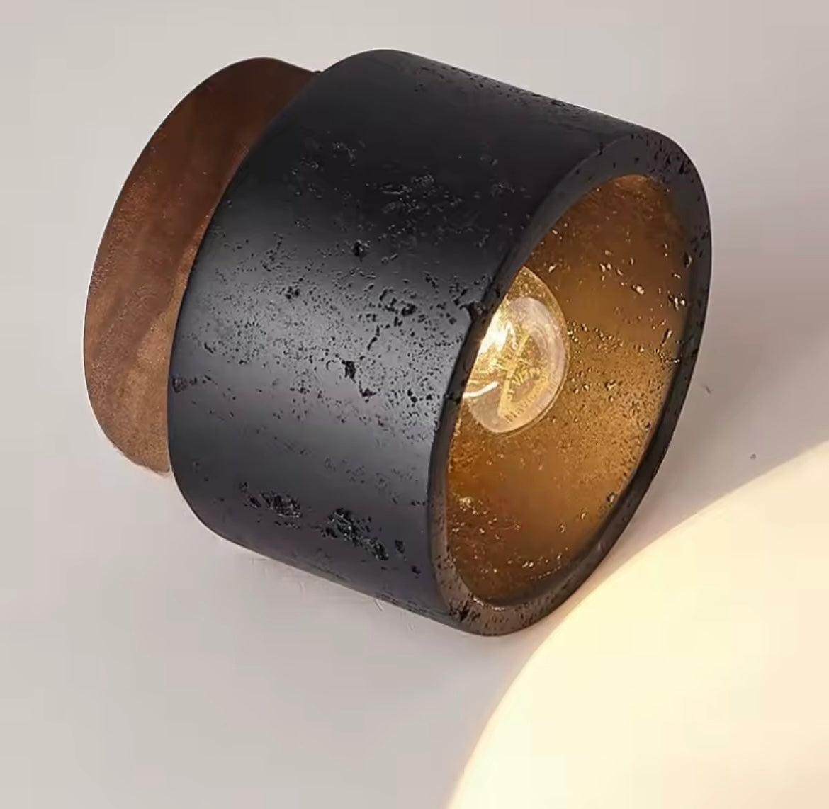 Stone ceiling light
