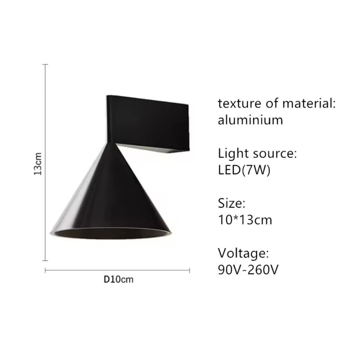 Minimalist geometric wall Lamp
